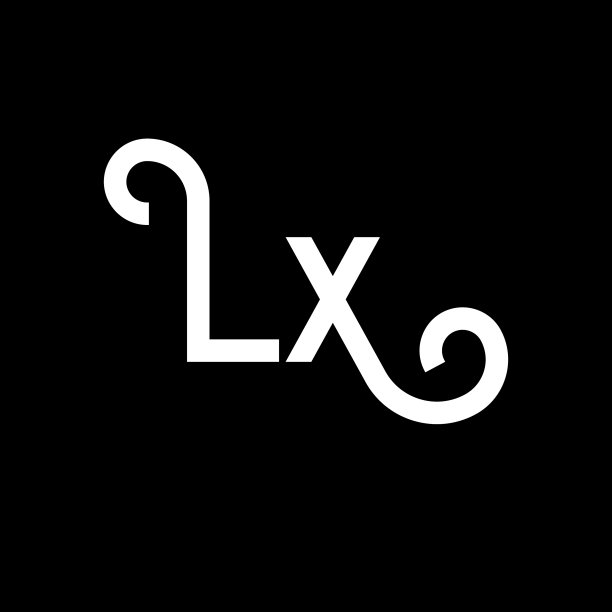 LX圆形组合三角形标志图片下载