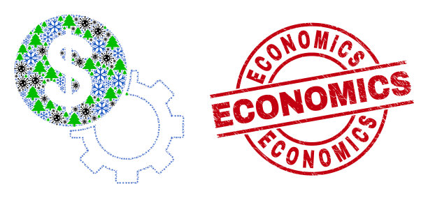 经济垃圾徽章和美元装备图片下载