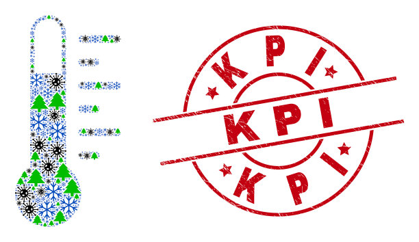 KPI故障标签与温度计拼贴病毒图片下载