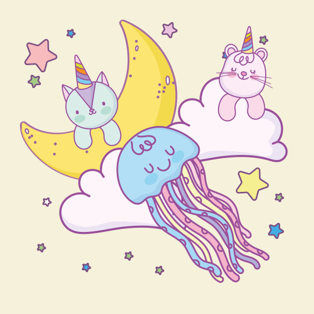 可爱的动物的天空图片下载