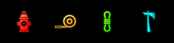 设置消火栓软管卷攀爬绳图片下载