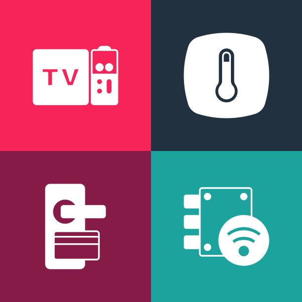 设置波普艺术数字门锁恒温器和图片下载