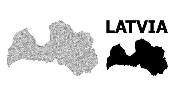 多边形线框网格高细节图图片下载