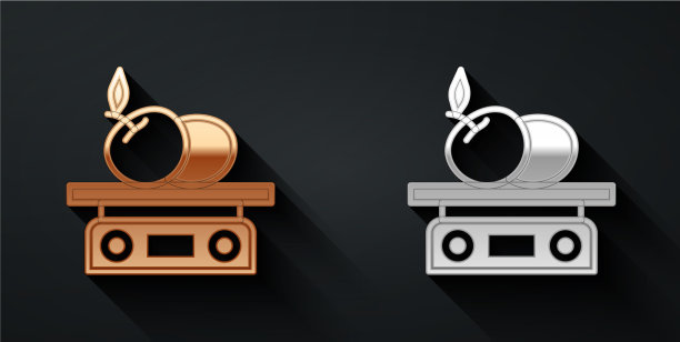 金和银电子秤的产品图标图片下载