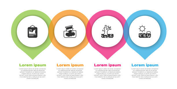 设全球变暖桶漏油枯树图片下载