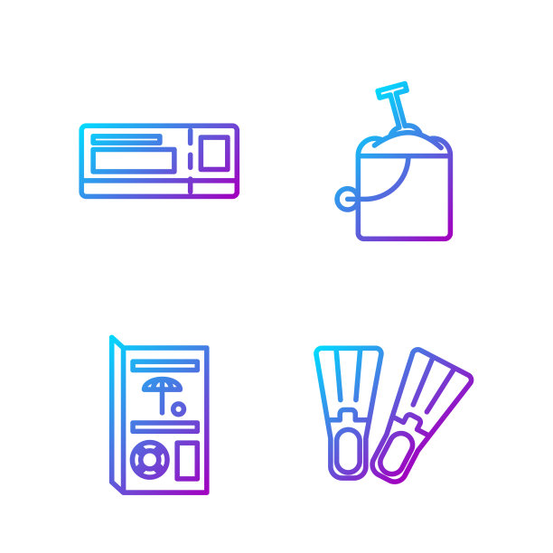 套线橡胶脚蹼旅游手册旅游图片下载