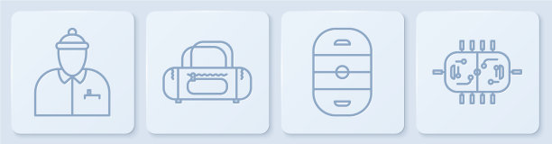 设线曲棍球教练冰球溜冰场运动包图片下载