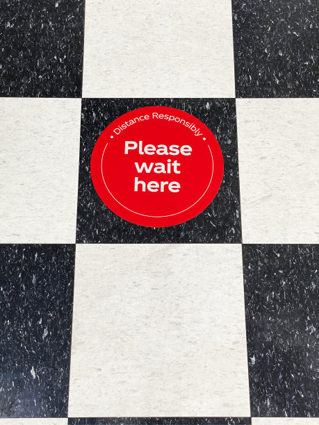 城市社会距离警告图片下载