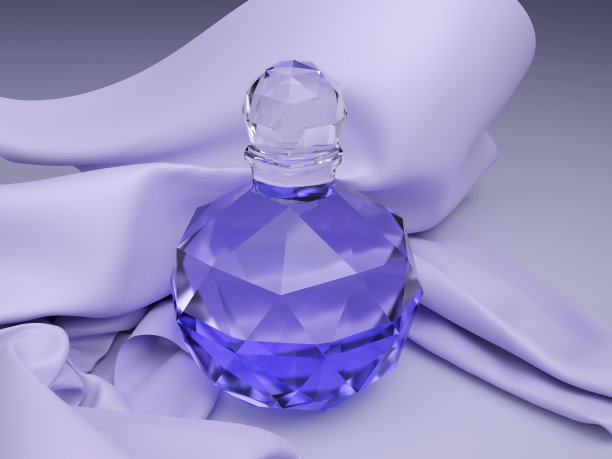 拉孔中的烈酒以球状多面体的形式存在。三维渲染图片下载