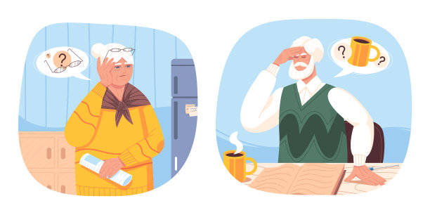 老年人患有老年痴呆症图片下载