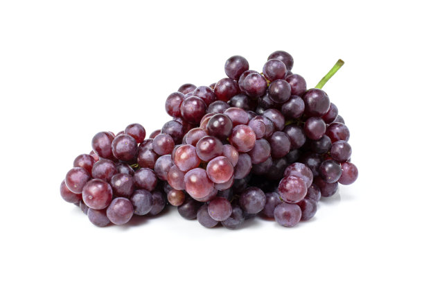 红葡萄孤立在白色图片下载