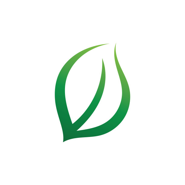 叶绿色自然标志和象征图片下载