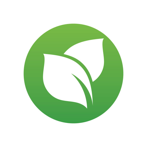 叶绿色自然标志和象征图片下载