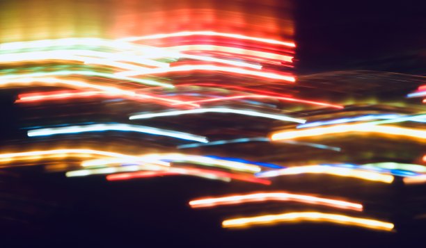 照明发光模糊的灯独特的照片图片下载