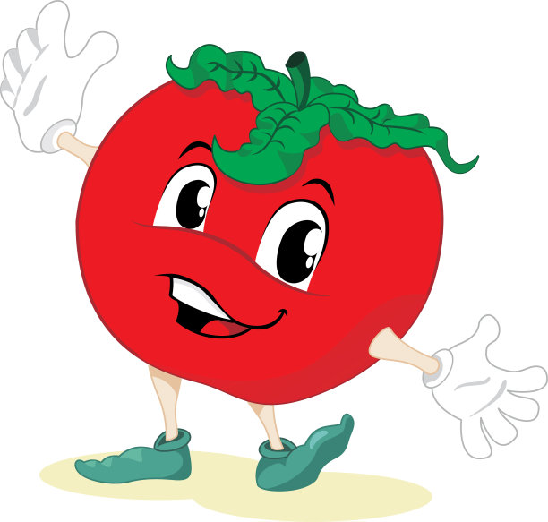 蔬菜番茄吉祥物图片下载