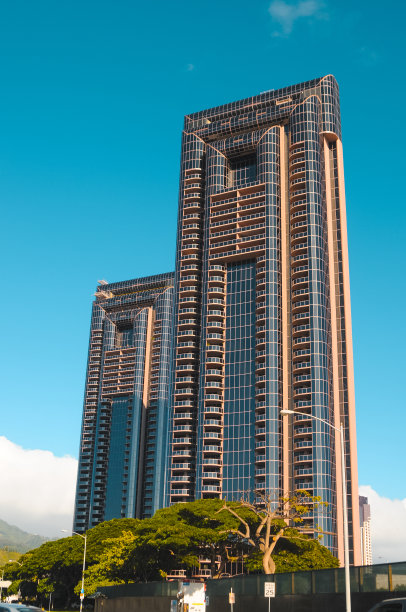 檀香山的公寓大楼图片下载