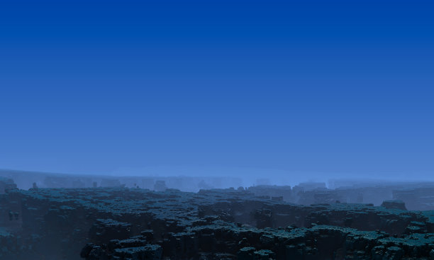 水下景观与珊瑚和自由空间电脑生成的3D插图图片下载