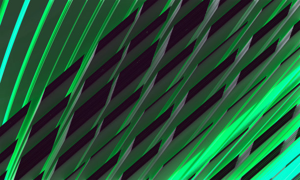 热带棕榈叶、丛林叶无缝花卉图案背景。3 d渲染。图片下载