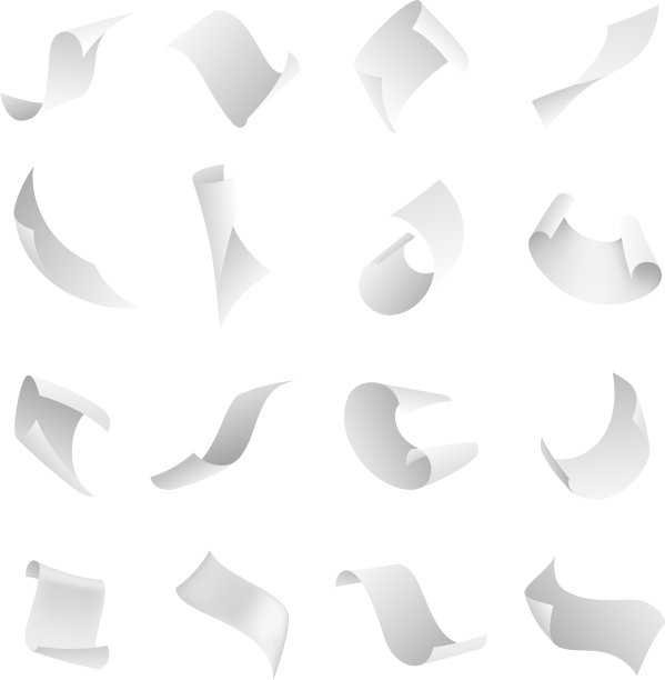 纸飞，白纸净，纸落图片下载