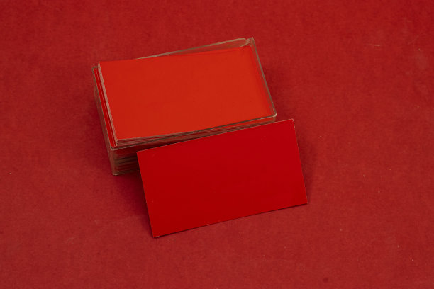 红色背景为红色的来访卡片图片下载