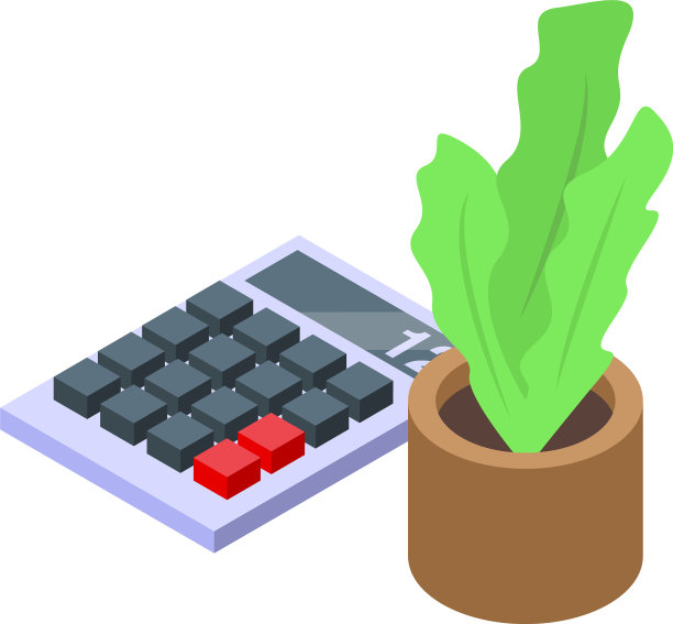 符合人体工程学的工作场所花盆图标等距图片下载