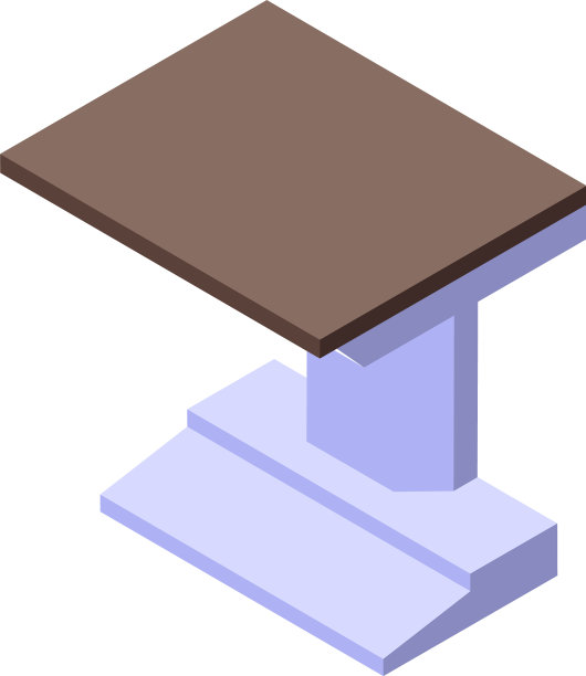 符合人体工程学的表格图标等距风格图片下载