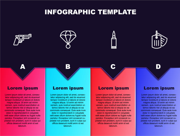 设置线手枪或枪降落伞子弹和图片下载