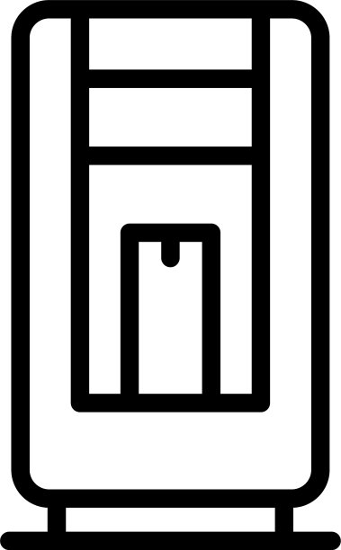商品自动售货机图标轮廓风格图片下载