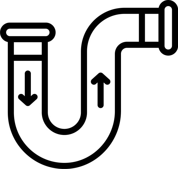 水管图标轮廓风格图片下载