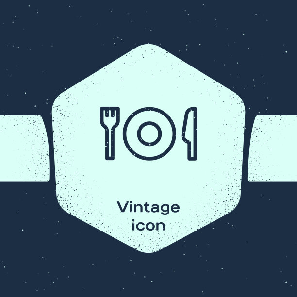 垃圾线板叉和刀图标隔离上图片下载