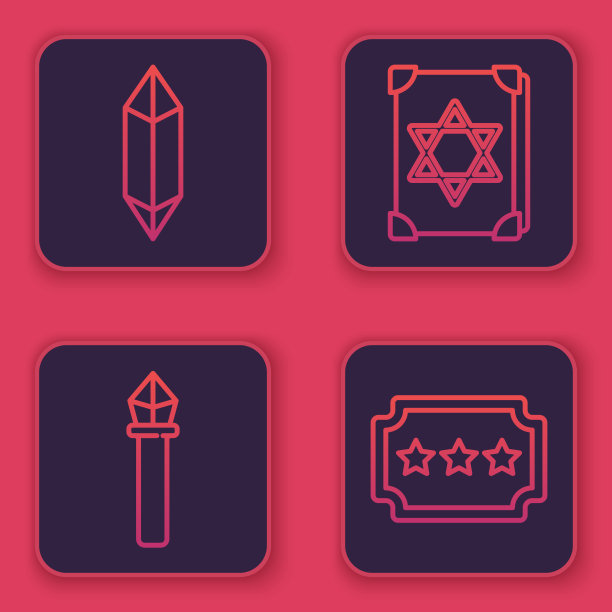 集行魔法石魔法杖远古魔法图片下载