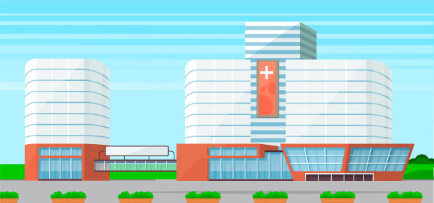市区外有救护车的诊所图片下载