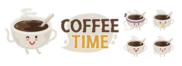 咖啡时间杯表情包图片下载