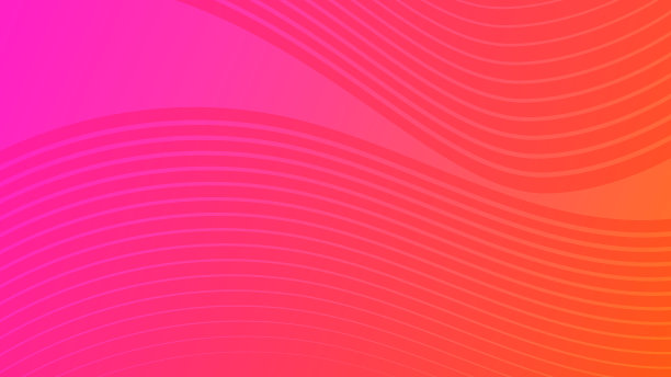 现代彩色波浪曲线梯度背景图片下载