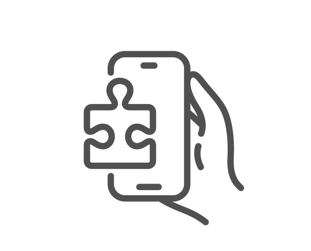 益智游戏线图标拼图片与手机图片下载