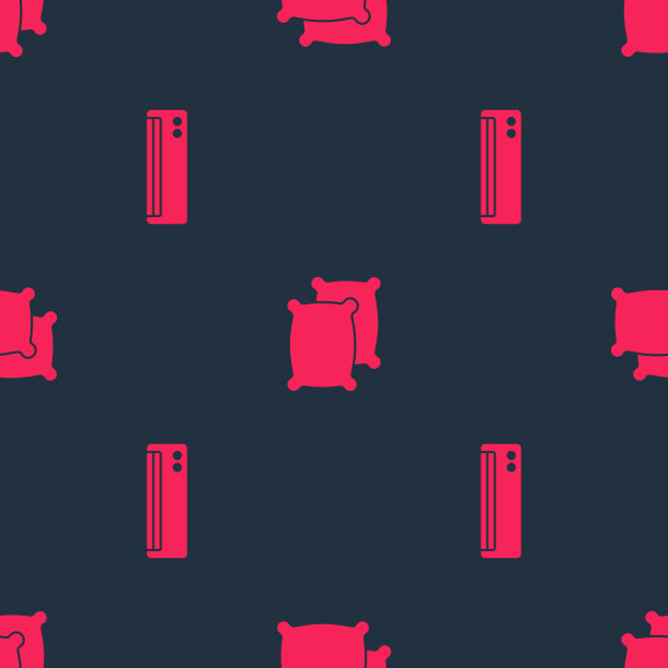 将空调和枕头设置在无缝模式上图片下载