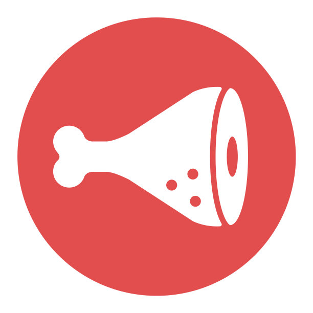 猪肉，火腿，字形图标烧烤和烧烤架图片下载