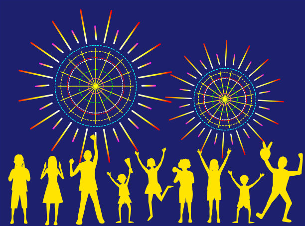 看烟花图片下载