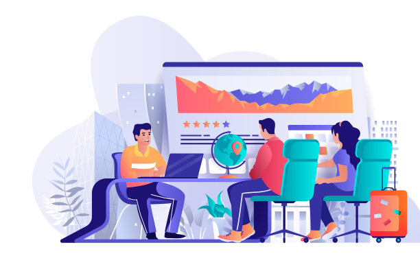 旅行社理念在平面设计图片下载