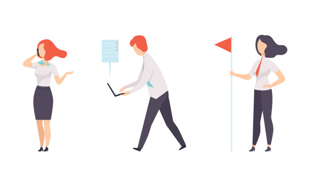 商务人员在办公室办公设置办公室图片下载