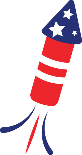 爆竹图标设计模板隔离图片下载