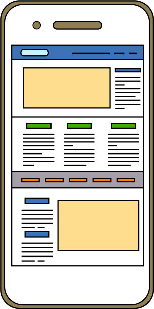在智能手机上浏览网页图片下载