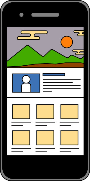 在智能手机上浏览网页图片下载
