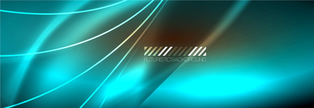 霓虹灯动态光束抽象壁纸图片下载