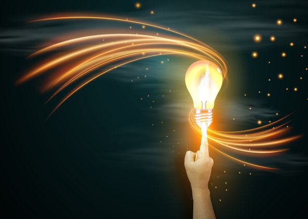 手和点子概念思维创造性。为了成功，计划，思考，搜索，分析，沟通，未来的想法，创新的技术现代。图片下载