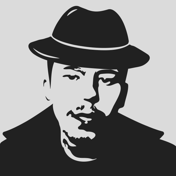 一个侦探的剪影一个穿着图片下载