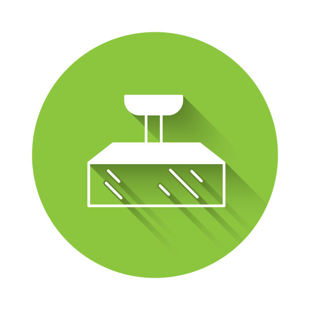 白色工作室灯泡在软盒图标隔离图片下载