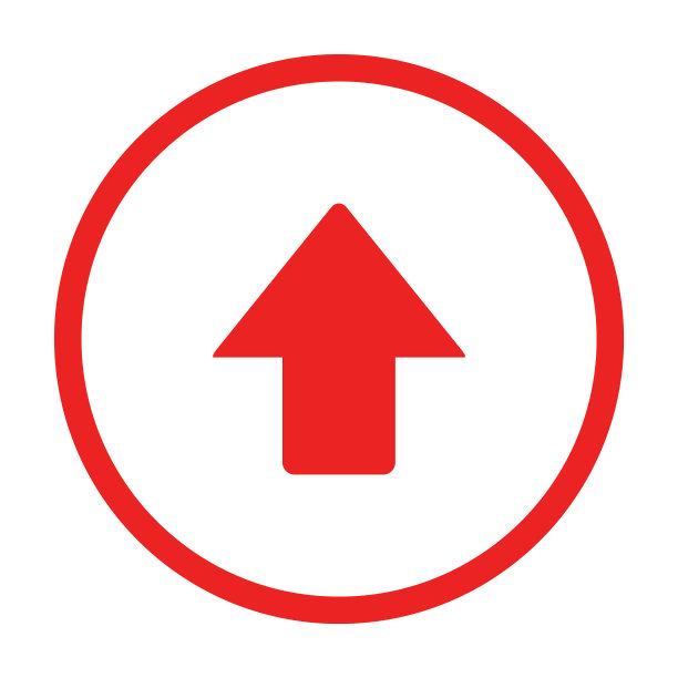 向上箭头和圆圈图片下载