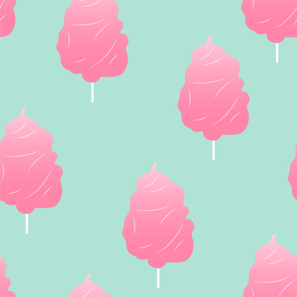 棉花糖无缝花纹图片下载