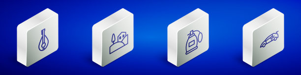 设置曼陀林村景观等距线图片下载